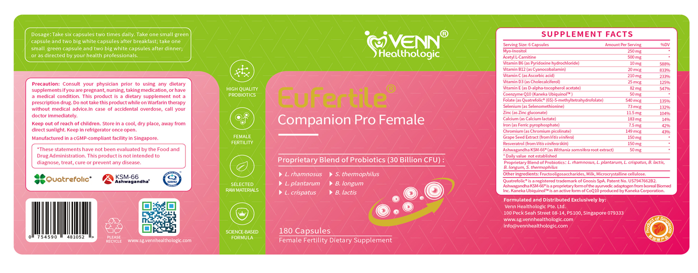Eufertile Gold Pro Female (红妥) — VENN Healthologic