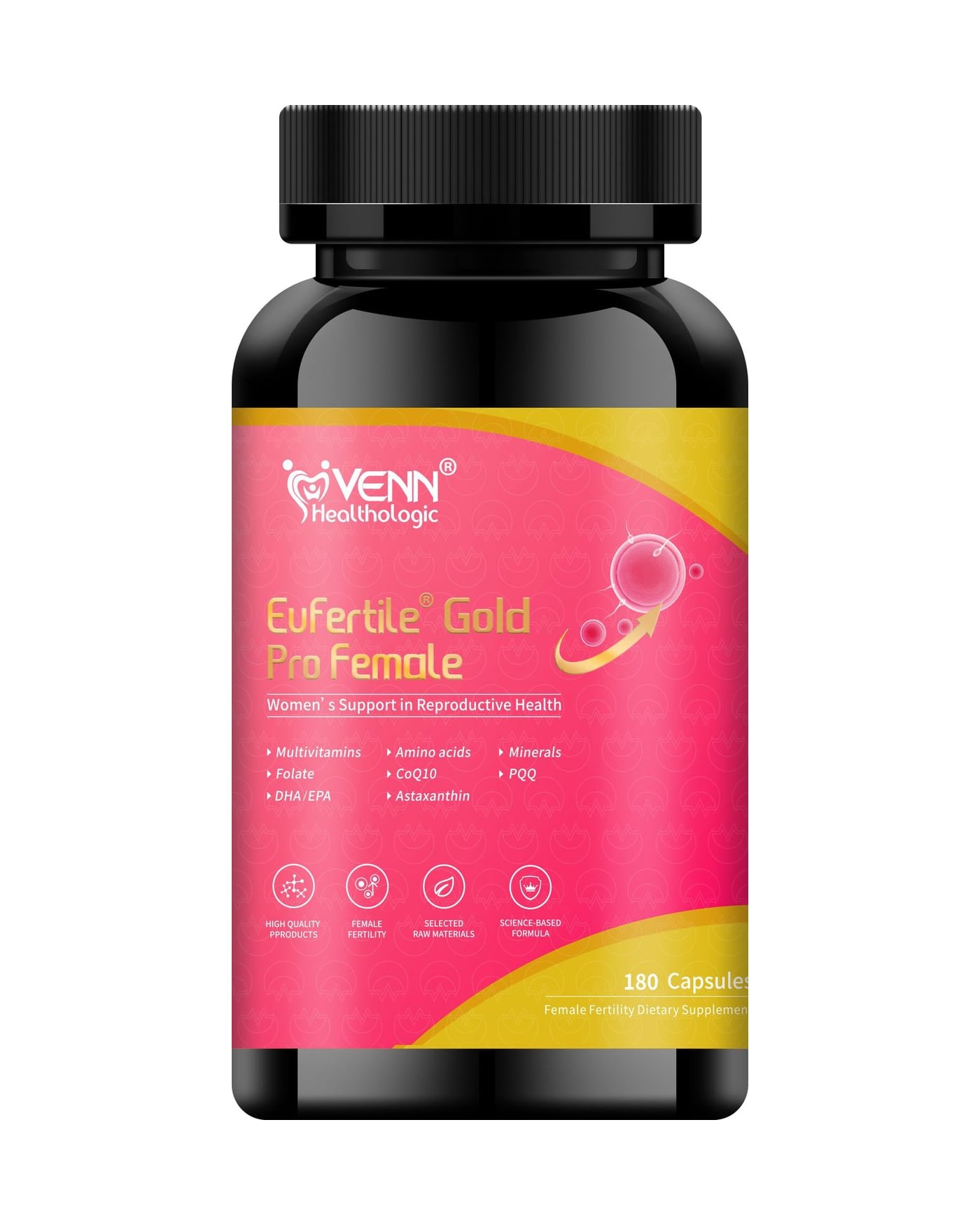 VENN Healthologic Eufertile Gold Pro Female front label
