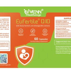 VENN Healthologic Eufertile Q10 product label